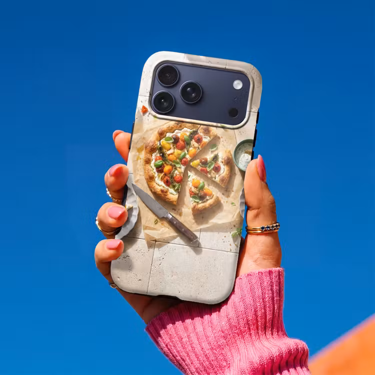 Telefoonhoesje Toughcase - Eten - Tomaten - Basilicum - Maaltijd - Vers — 2