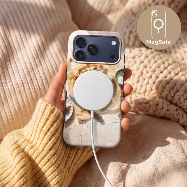 Telefoonhoesje Toughcase - Eten - Tomaten - Basilicum - Maaltijd - Vers — 8