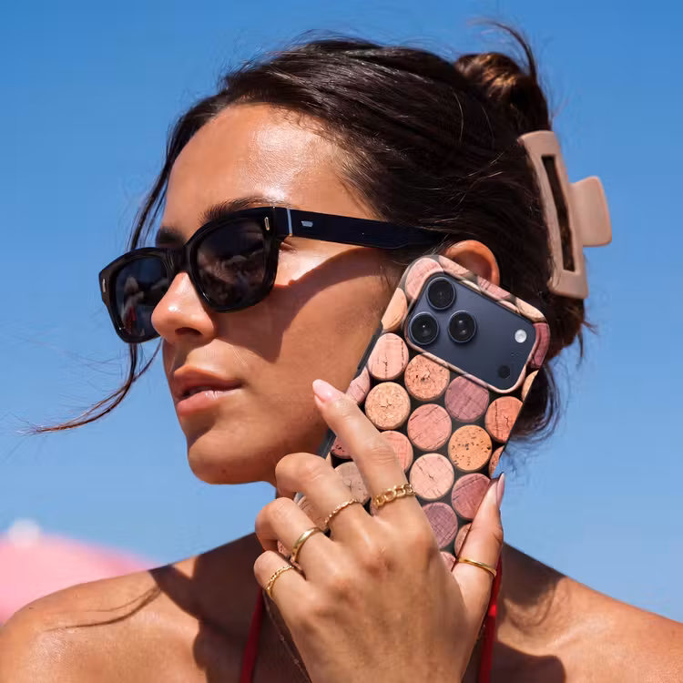 Telefoonhoesje Toughcase - Kurk - Patroon - Abstract - Modern - Rood — 6