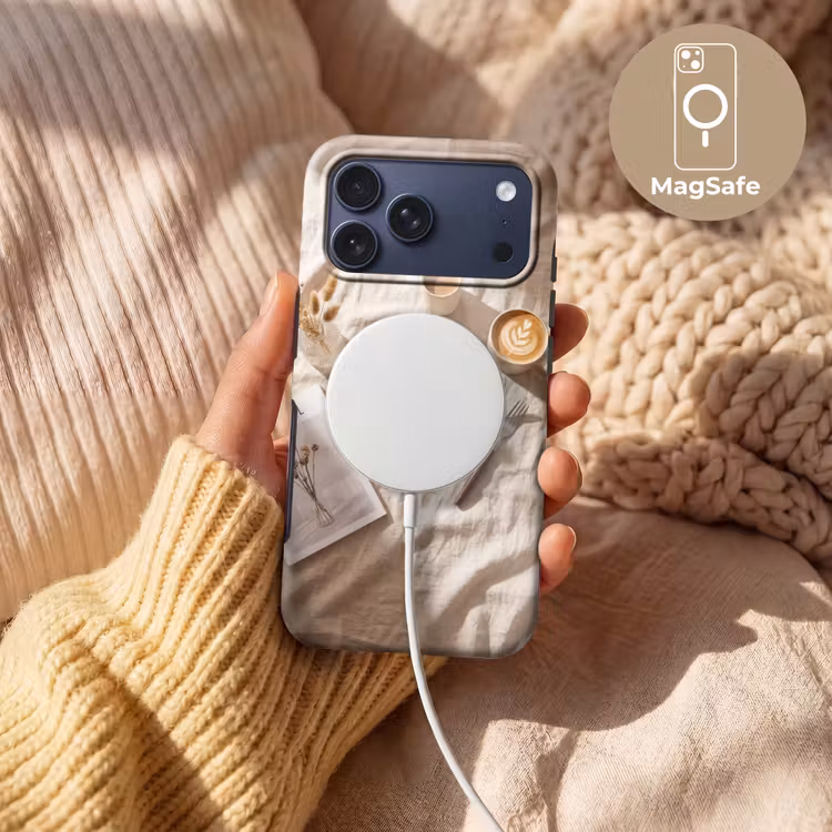Telefoonhoesje Toughcase - Pannenkoeken - Bessen - Ontbijt - Modern - Beige — 8