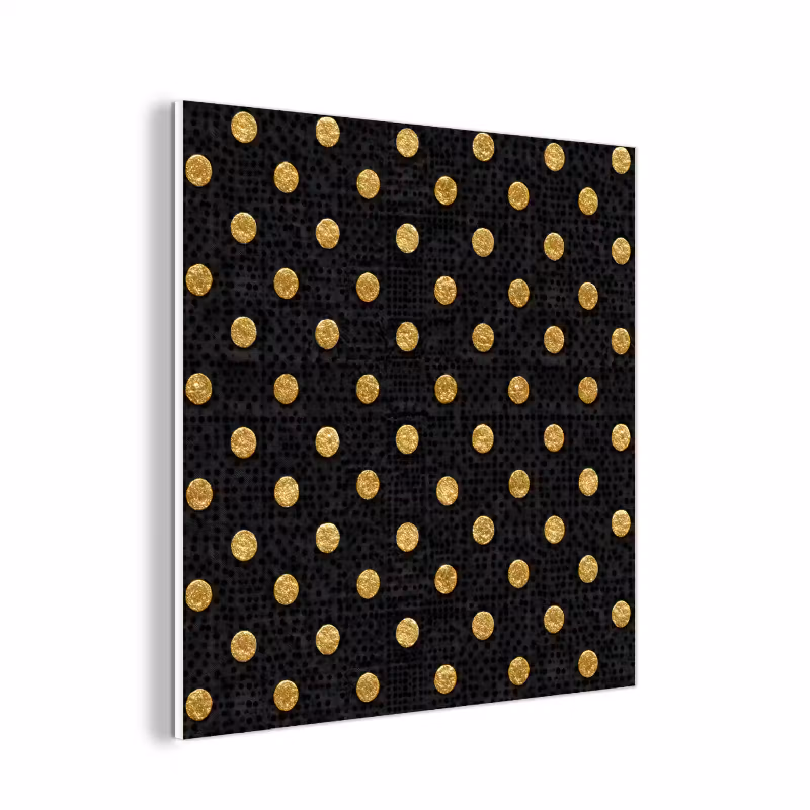 Forex - Polka Dot - Stippen - Goud - Zwart — 1