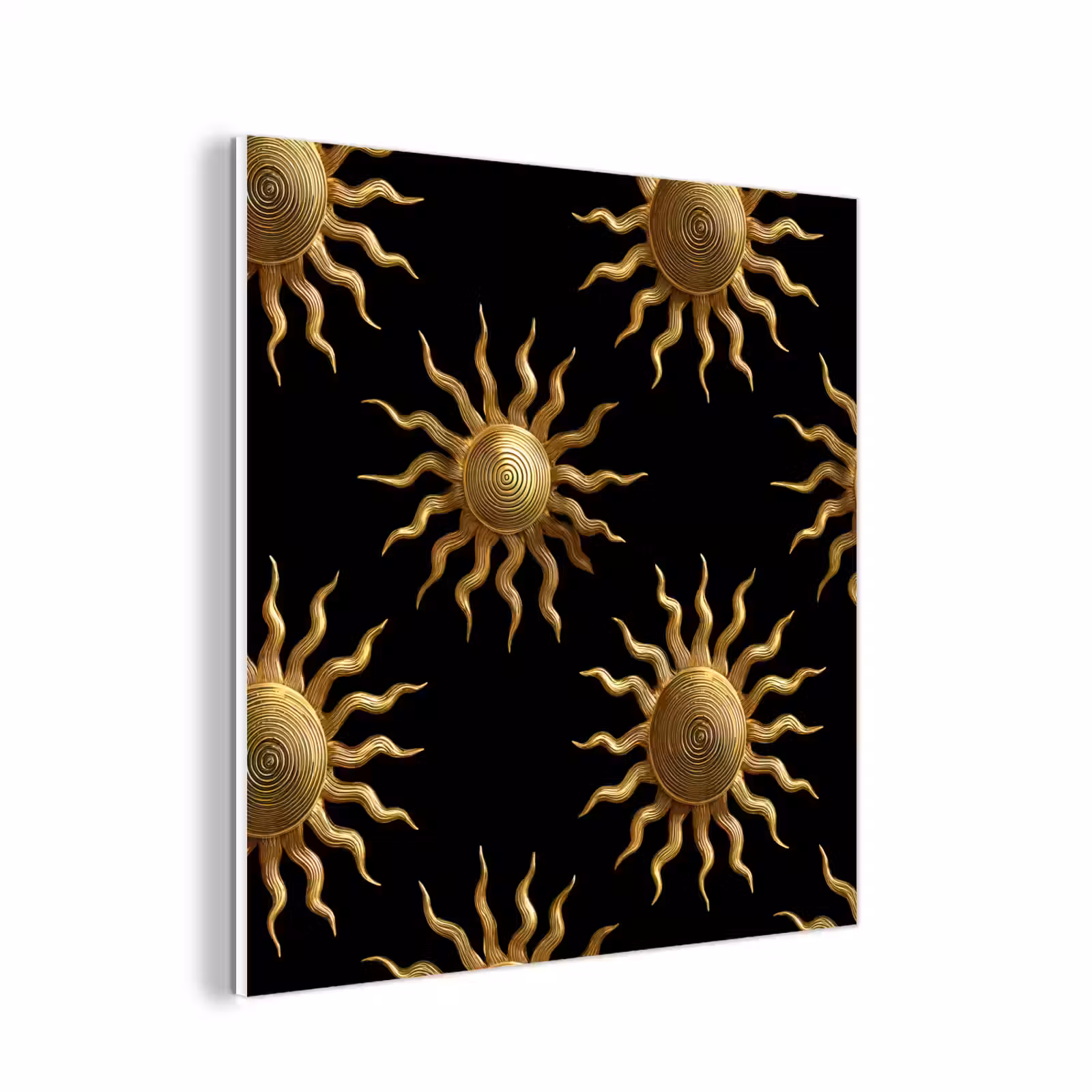 Forex - Zon - Patroon - Luxe - Goud - Zwart — 1