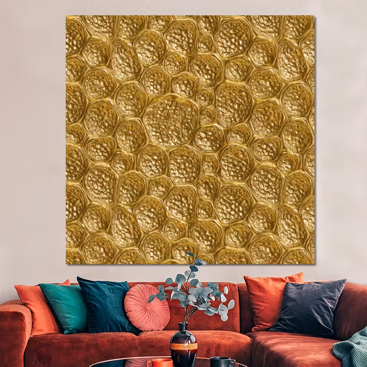 Forex - Gehamerd - Mozaïek - Antiek - Goud — 3