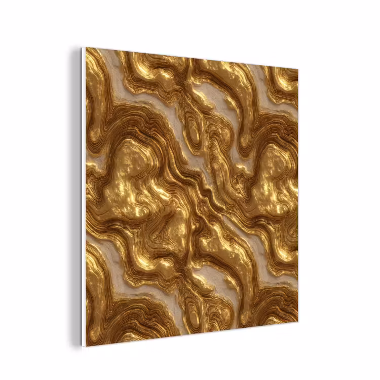 Forex - Golven - Organisch - Goud - Crème — 1