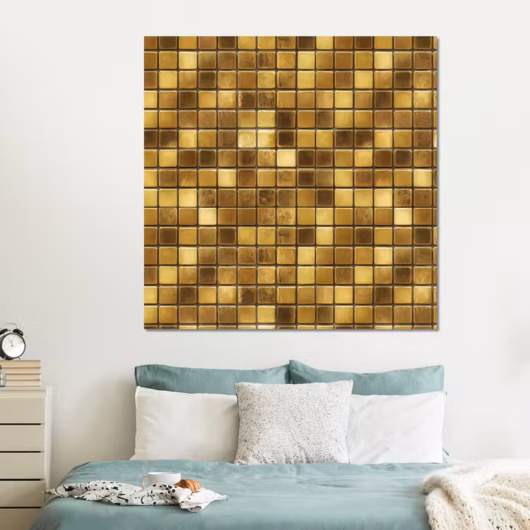 Forex - Tegels - Mozaïek - Luxe - Warm Goud — 2