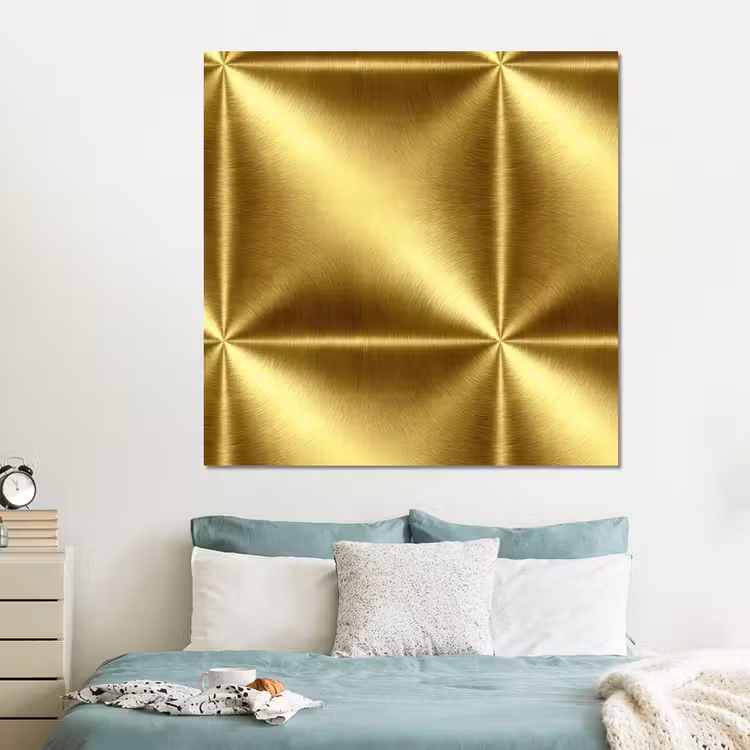 Forex - Textuur - Geborsteld Goud - Industrieel - Metallic — 2