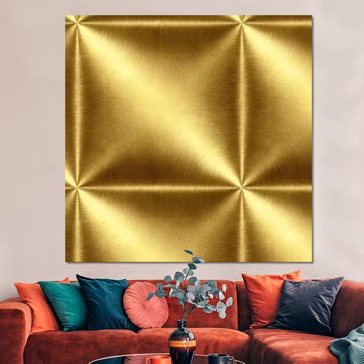 Forex - Textuur - Geborsteld Goud - Industrieel - Metallic — 3