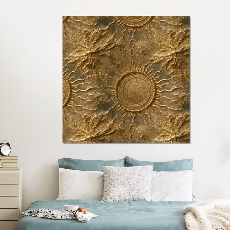 Forex - Zon - Reliëf - Antiek - Goud — 2