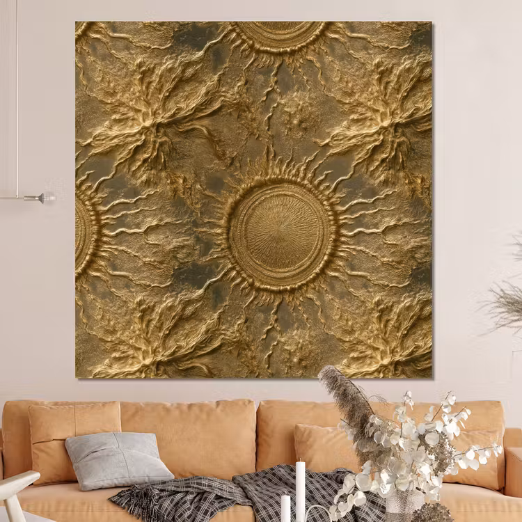 Forex - Zon - Reliëf - Antiek - Goud — 4