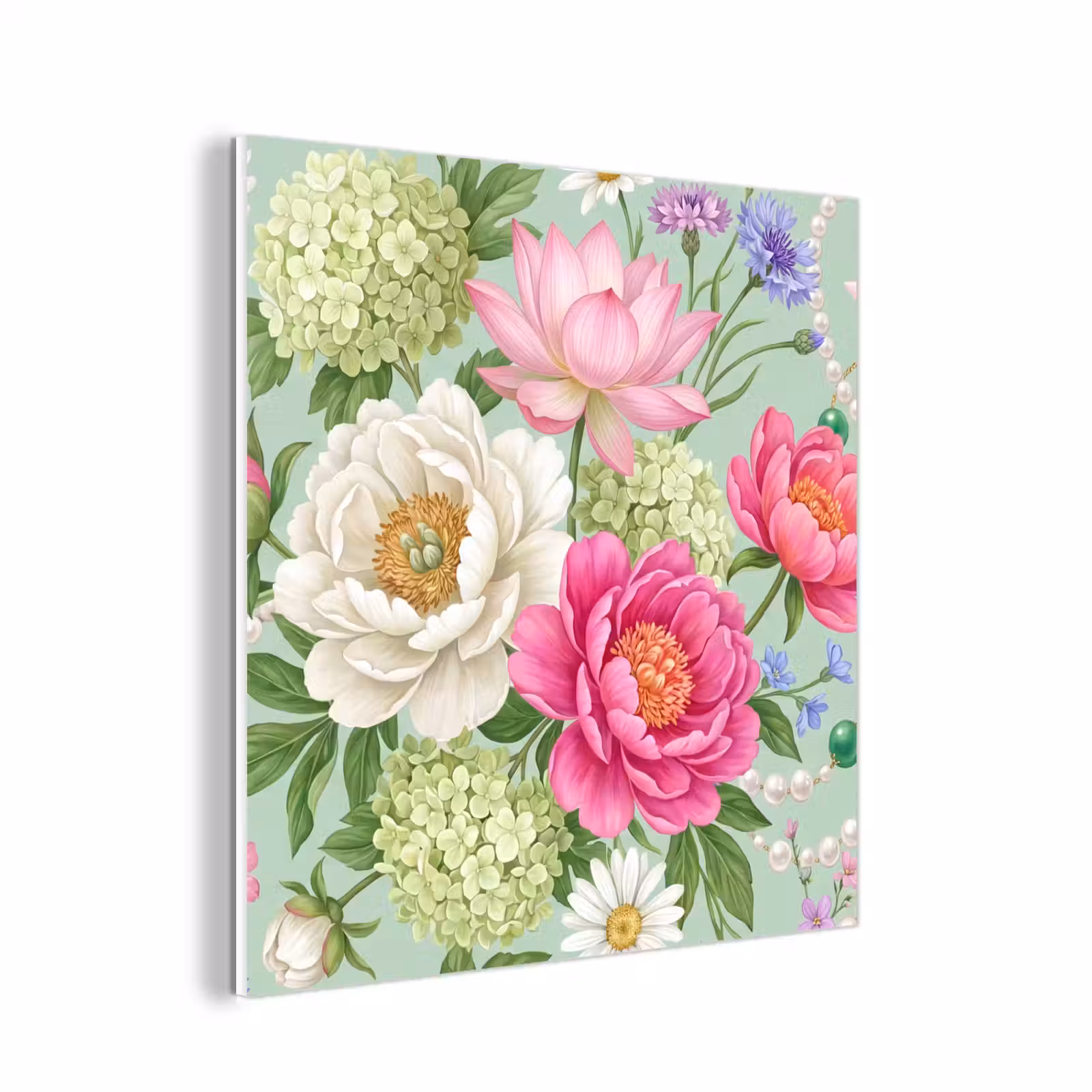 Forex - Bloemen - Patroon - Botanisch - Groen — 1