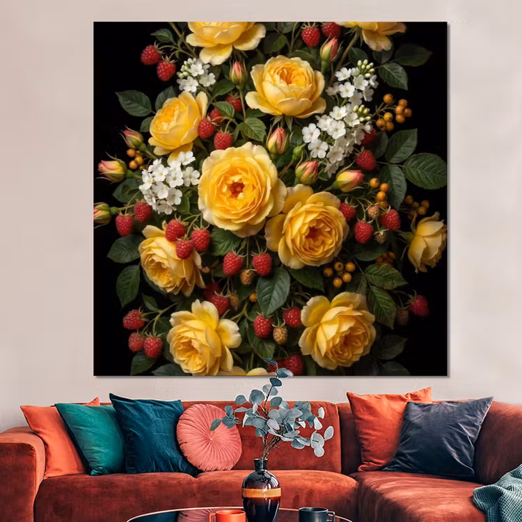 Forex - Bloemen - Boeket - Natuur - Klassiek - Geel — 3
