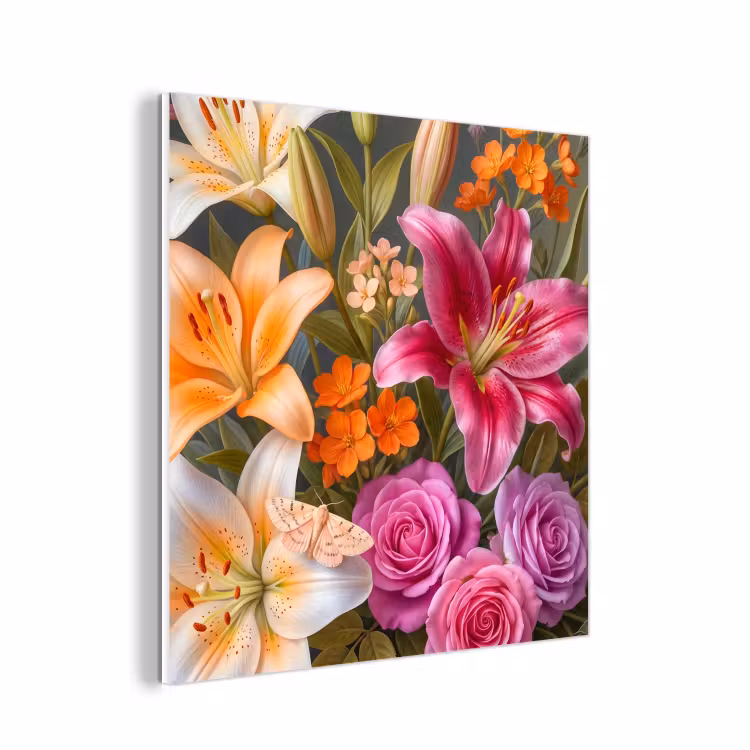 Forex - Bloemen - Boeket - Natuur - Kleurrijk - Modern — 1