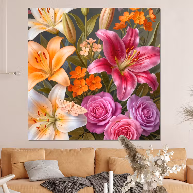 Forex - Bloemen - Boeket - Natuur - Kleurrijk - Modern — 4