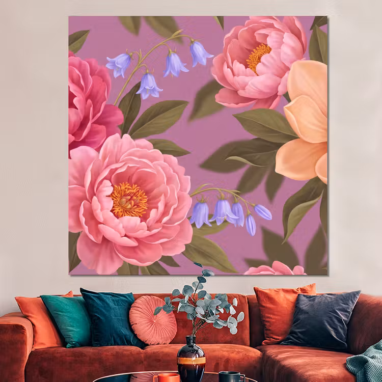 Forex - Bloemen - Patroon - Illustratie - Roze — 3