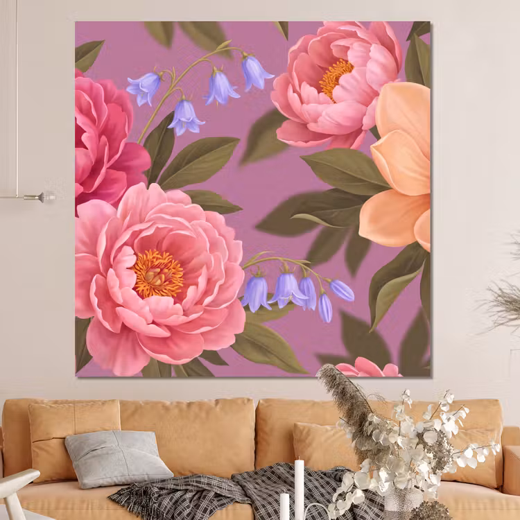 Forex - Bloemen - Patroon - Illustratie - Roze — 4