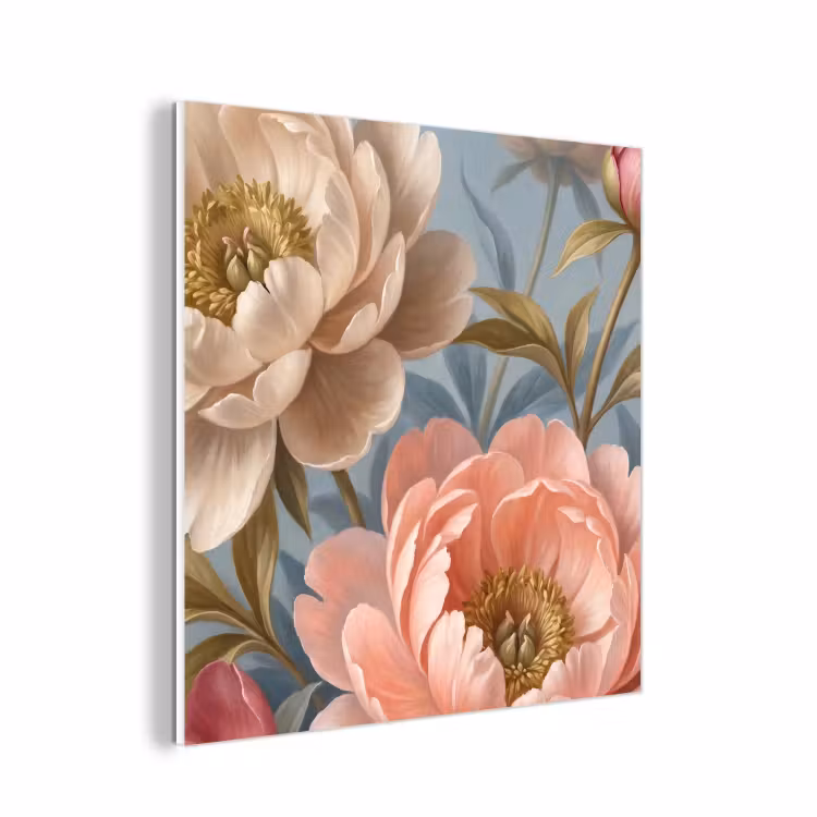 Forex - Bloemen - Roze - Beige - Modern - Natuur — 1