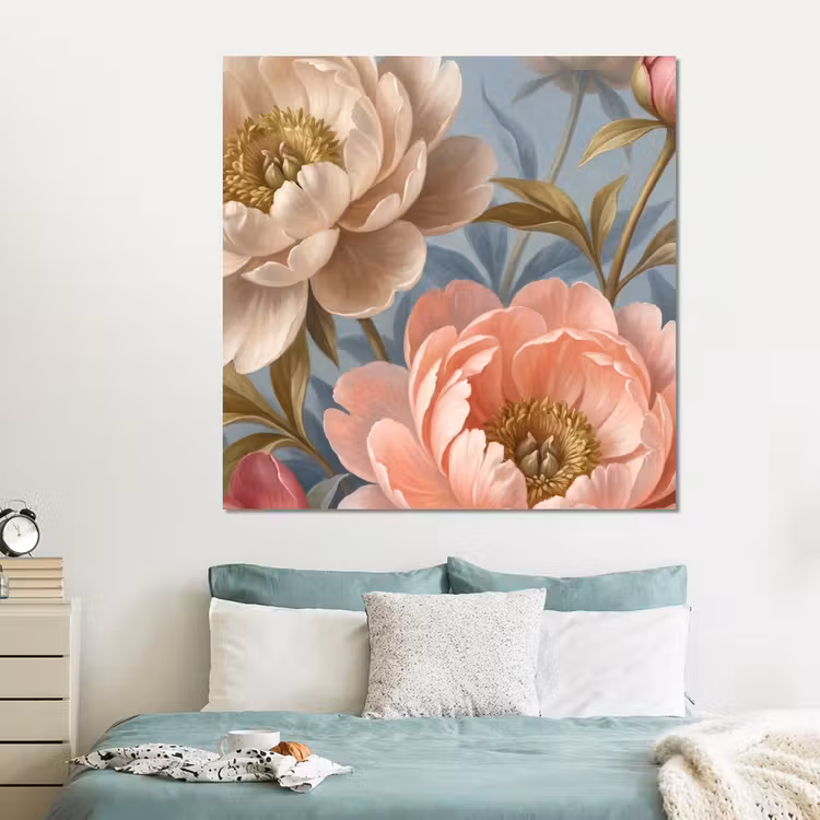 Forex - Bloemen - Roze - Beige - Modern - Natuur — 2