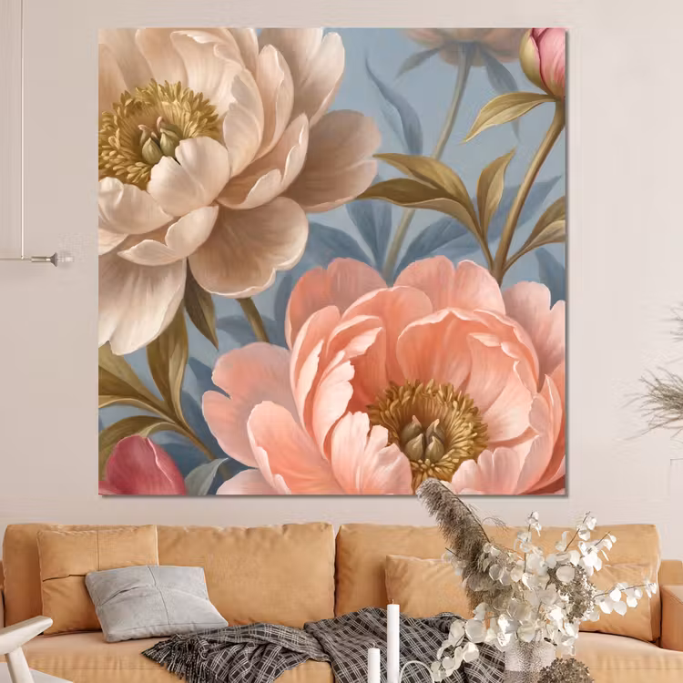 Forex - Bloemen - Roze - Beige - Modern - Natuur — 4