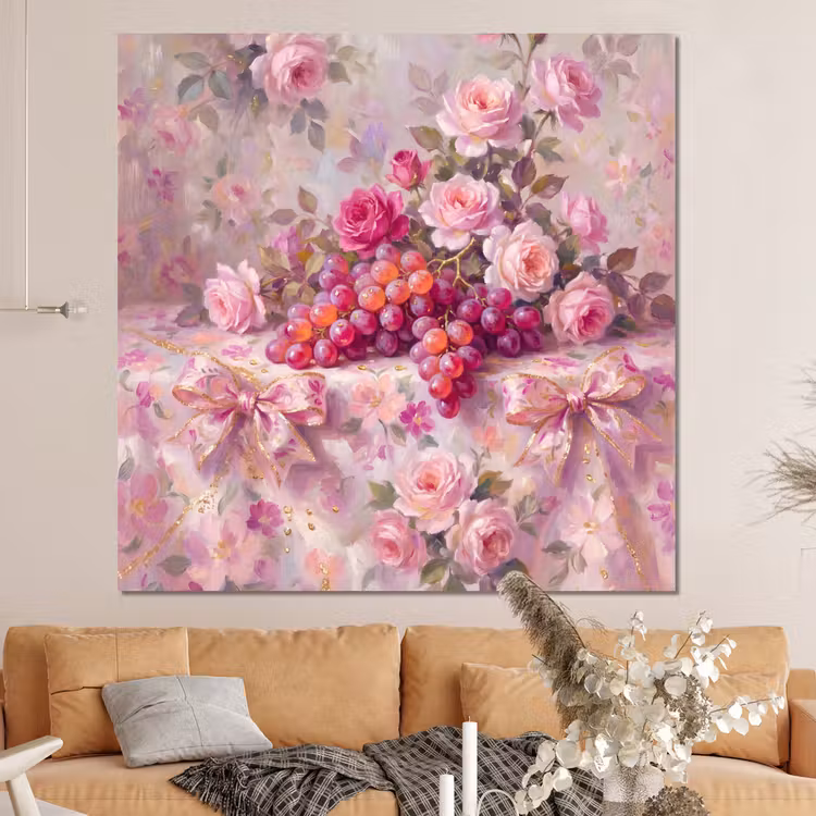 Forex - Eten - Bloemen - Stilleven - Roze - Goud — 4