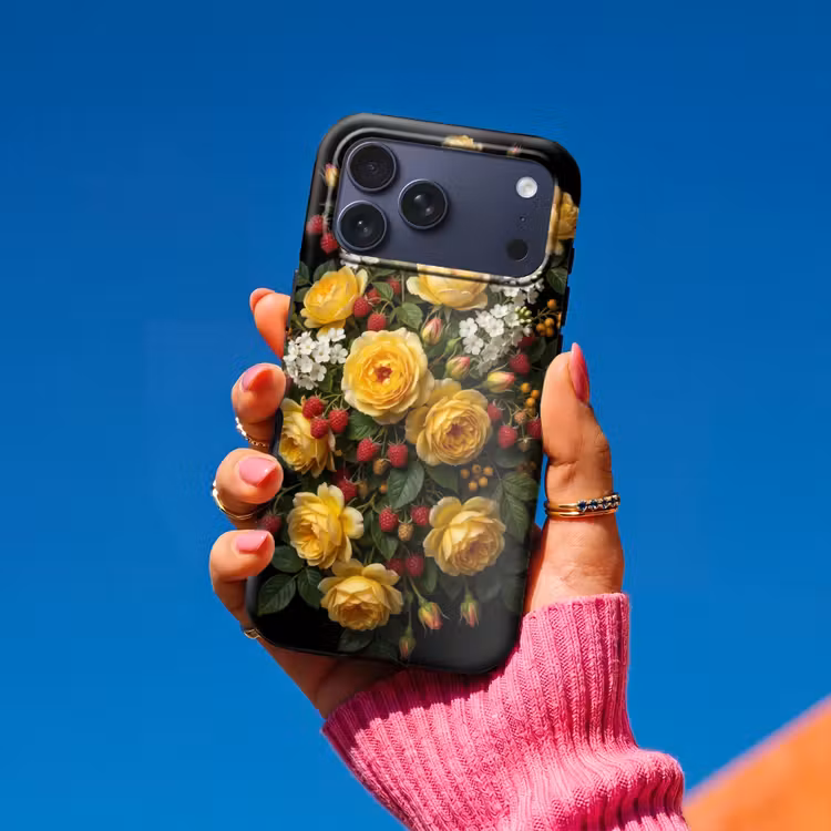 Telefoonhoesje Toughcase - Bloemen - Boeket - Natuur - Klassiek - Geel — 2