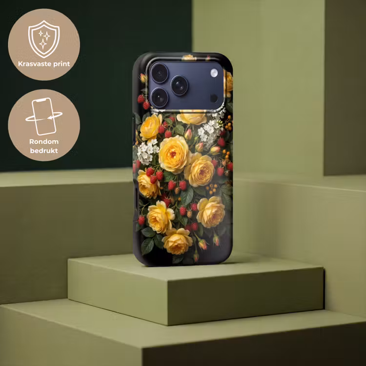 Telefoonhoesje Toughcase - Bloemen - Boeket - Natuur - Klassiek - Geel — 7