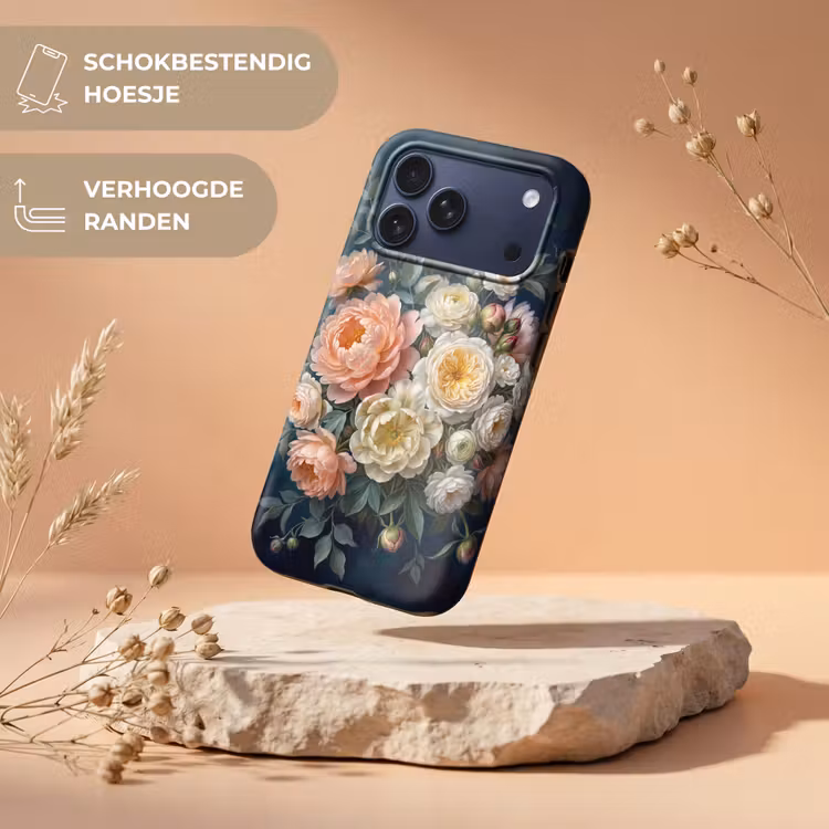 Telefoonhoesje Toughcase - Bloemen - Boeket - Natuur - Klassiek - Kleurrijk — 5