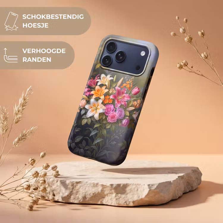 Telefoonhoesje Toughcase - Bloemen - Boeket - Natuur - Kleurrijk - Modern — 5