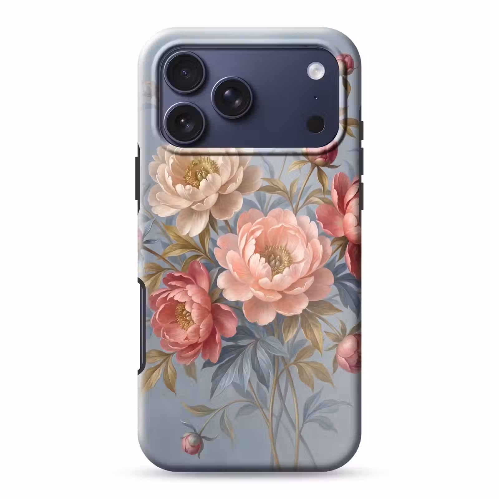 Telefoonhoesje Toughcase - Bloemen - Roze - Beige - Modern - Natuur — 1