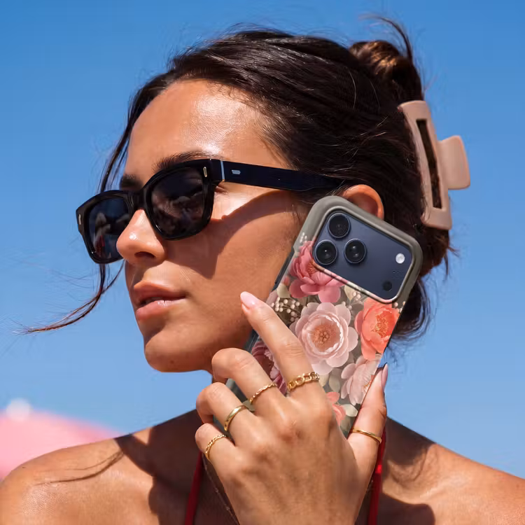 Telefoonhoesje Toughcase - Bloemen - Bloesem - Zacht - Koraal - Decoratie — 6