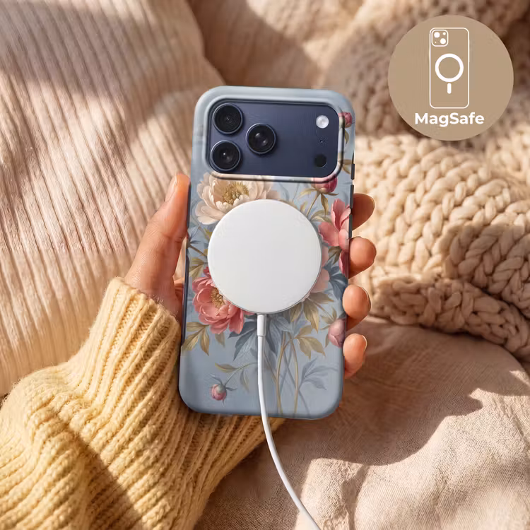 Telefoonhoesje Toughcase - Bloemen - Roze - Beige - Modern - Natuur — 8
