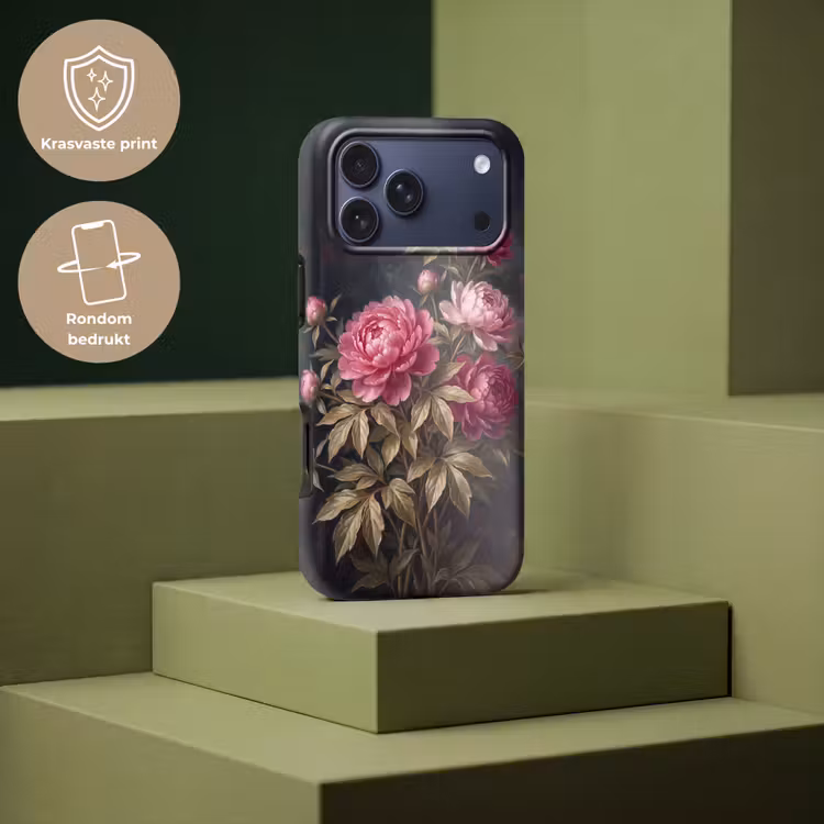 Telefoonhoesje Toughcase - Bloemen - Roze - Klassiek - Natuur — 7