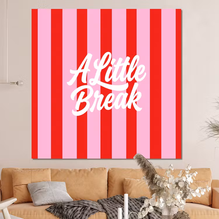 Forex - A Little Break - Strepen - Rood - Roze — 4