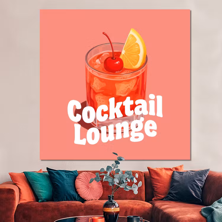 Forex - Cocktail Lounge - Glas - Koraal — 3