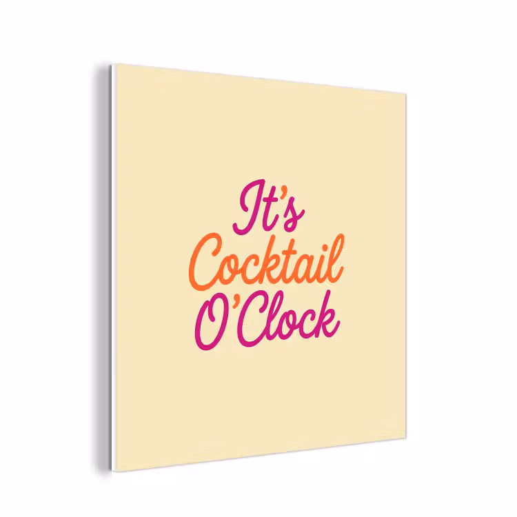 Forex - Cocktail O'Clock - Geel - Retro — 1