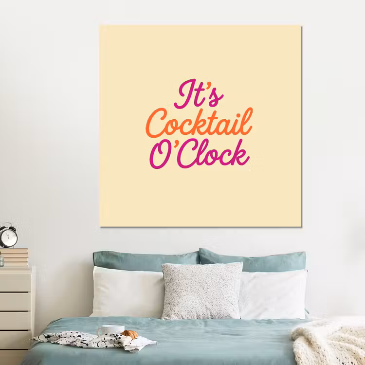 Forex - Cocktail O'Clock - Geel - Retro — 2