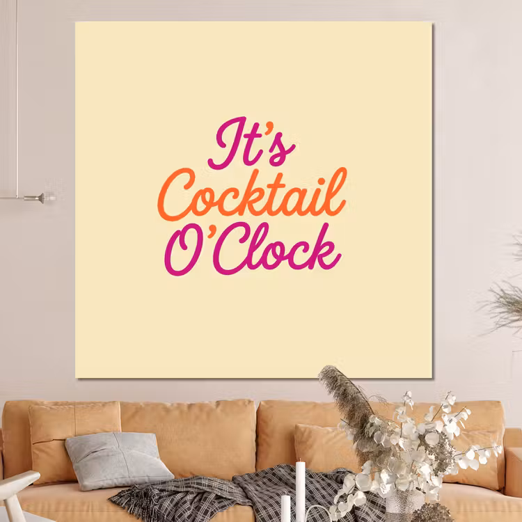 Forex - Cocktail O'Clock - Geel - Retro — 4