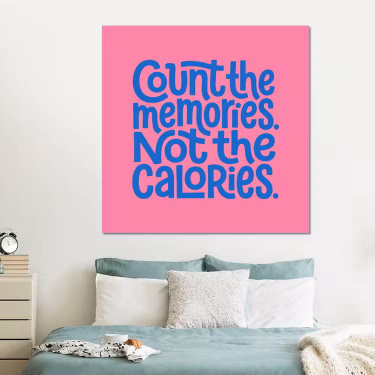 Forex - Memories - Roze - Blauw - Quote — 2