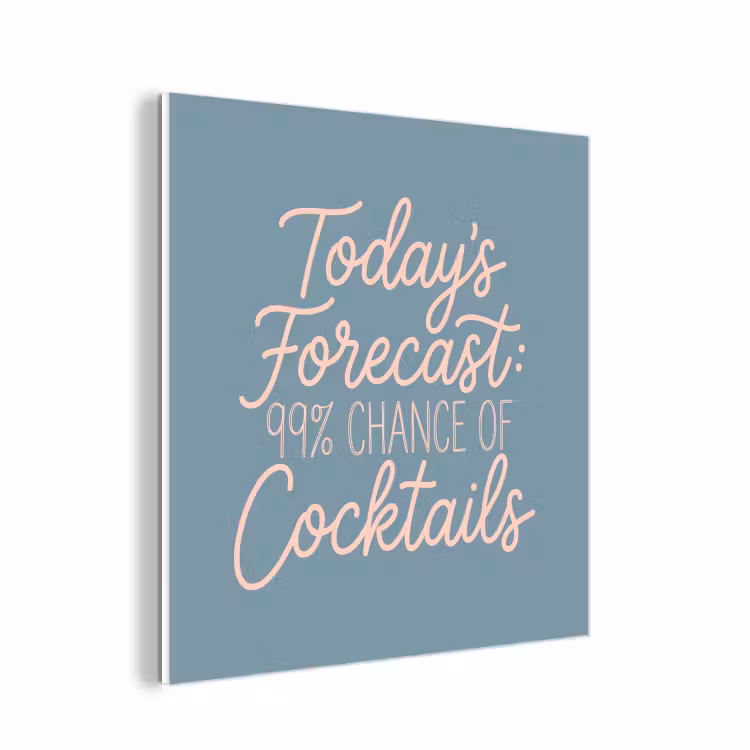 Forex - Today's Forecast - Cocktails - Blauw — 1