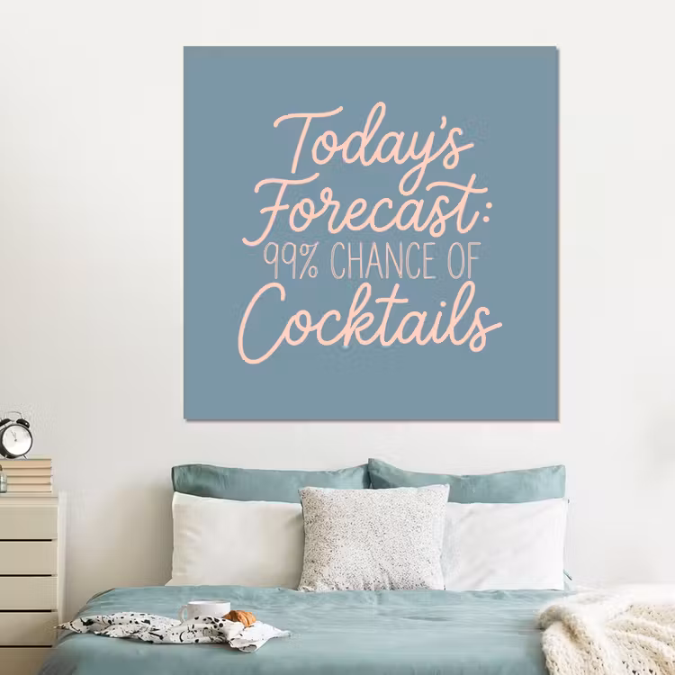 Forex - Today's Forecast - Cocktails - Blauw — 2