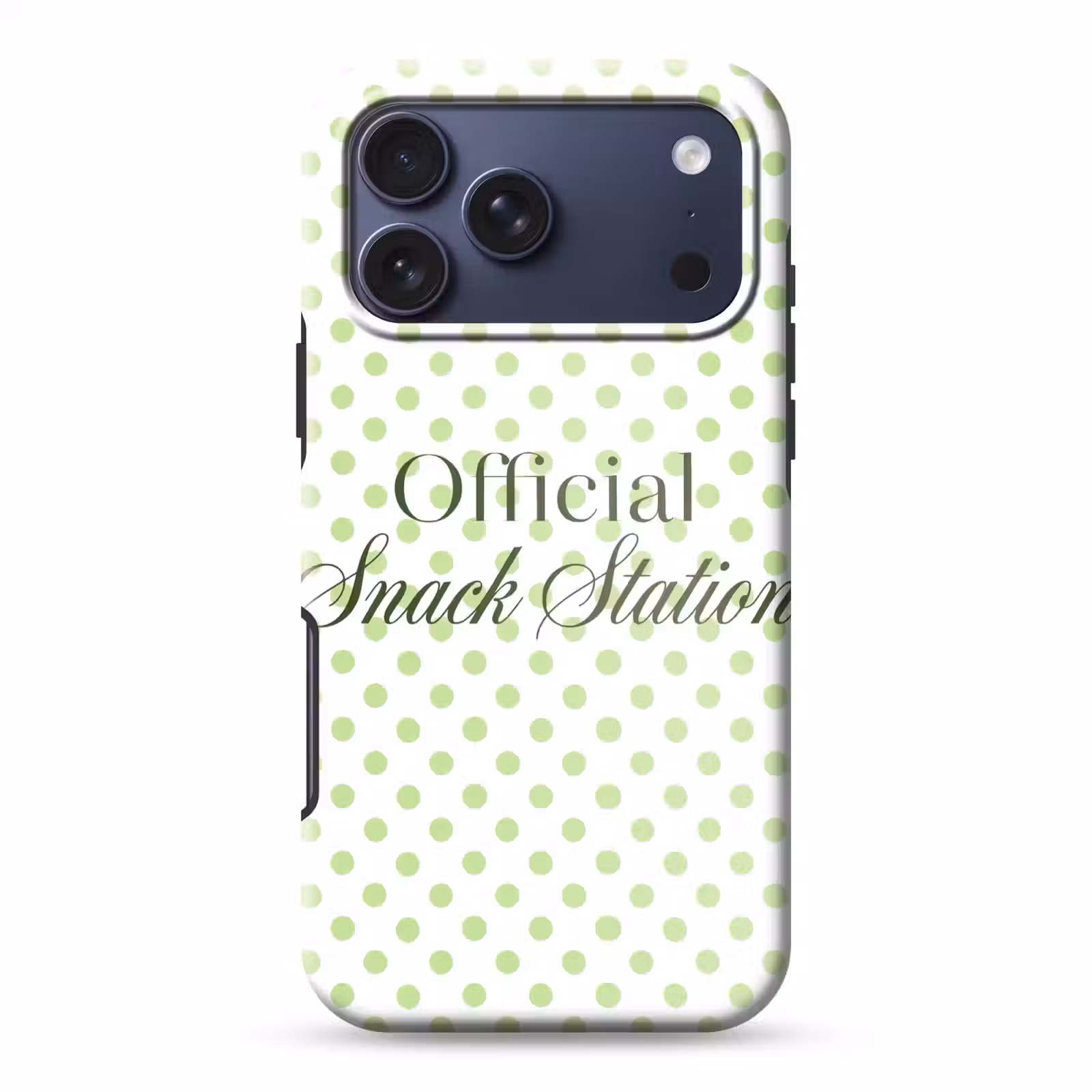 Telefoonhoesje Toughcase - Snack Station - Groen - Stippen — 1