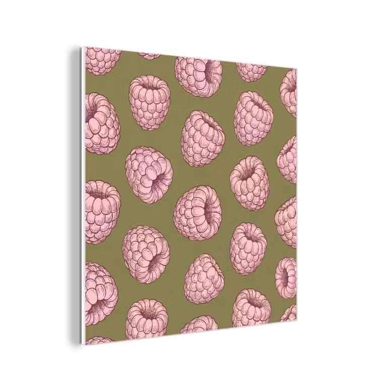 Forex - Eten - Patroon - Illustratie - Roze - Groen — 1
