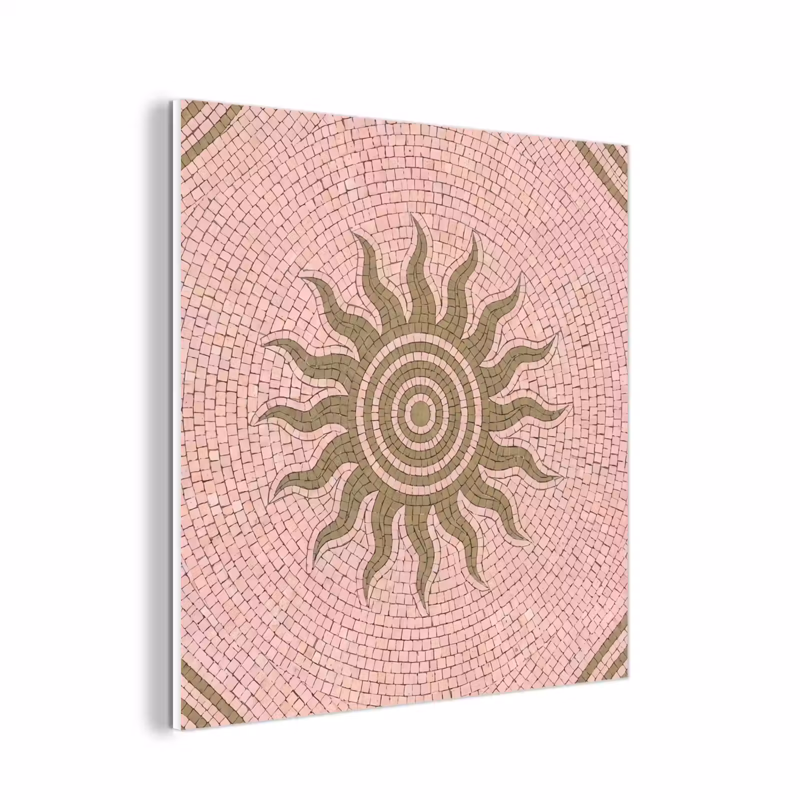 Forex - Mozaïek - Zon - Patroon - Klassiek - Roze — 1