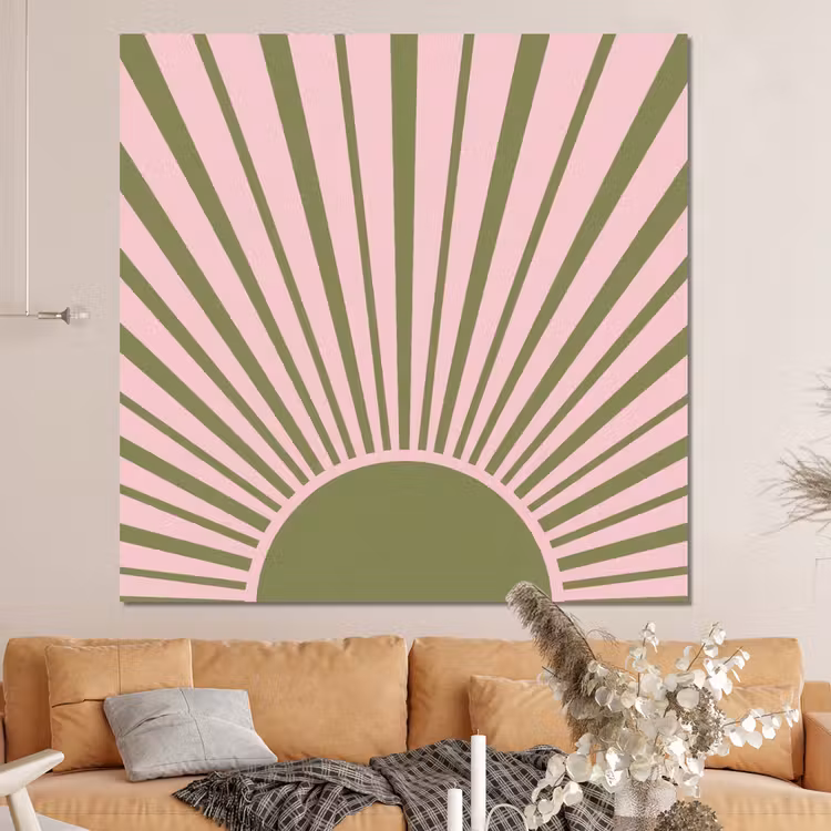 Forex - Abstract - Stralen - Grafisch - Roze - Groen — 4