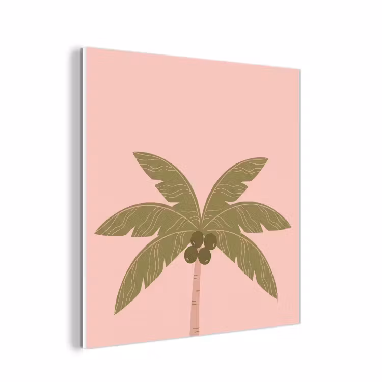 Forex - Boom - Palm - Natuur - Illustratie - Roze — 1