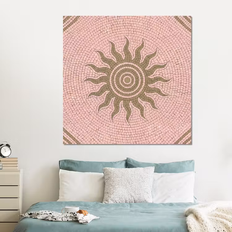 Forex - Mozaïek - Zon - Patroon - Klassiek - Roze — 2