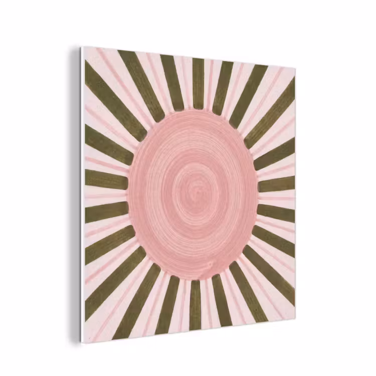 Forex - Patroon - Cirkel - Stralen - Abstract - Roze — 1