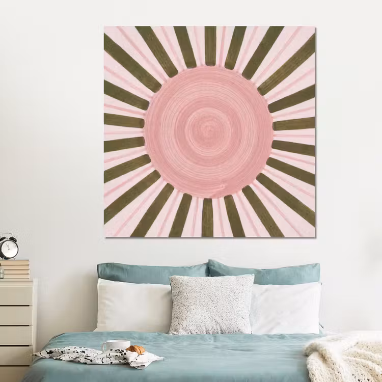Forex - Patroon - Cirkel - Stralen - Abstract - Roze — 2