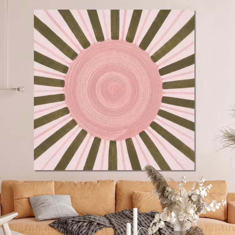 Forex - Patroon - Cirkel - Stralen - Abstract - Roze — 4