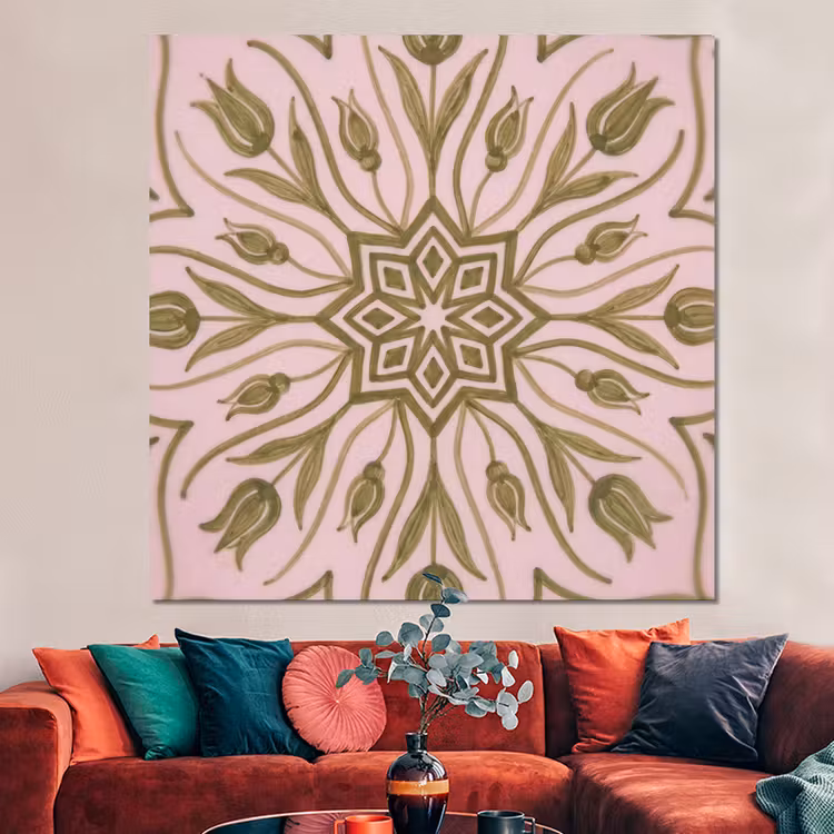 Forex - Patroon - Mandala - Decoratie - Abstract - Groen — 3