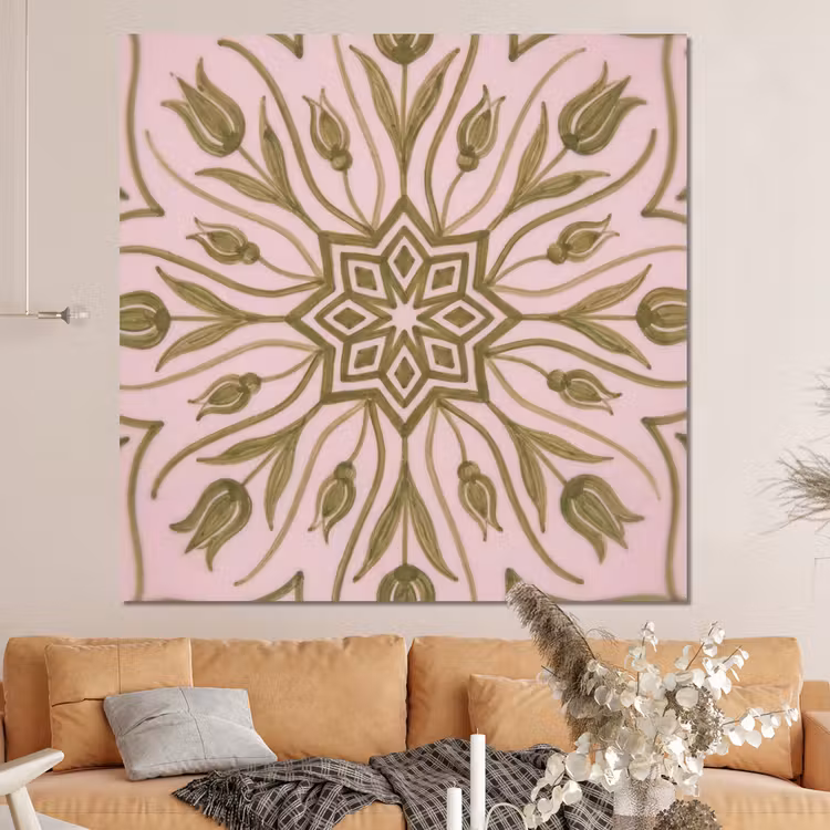 Forex - Patroon - Mandala - Decoratie - Abstract - Groen — 4
